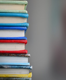 books stacked